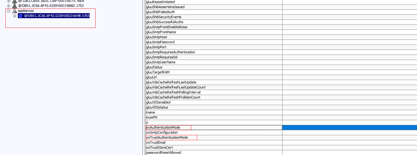 Revert authentication attrb